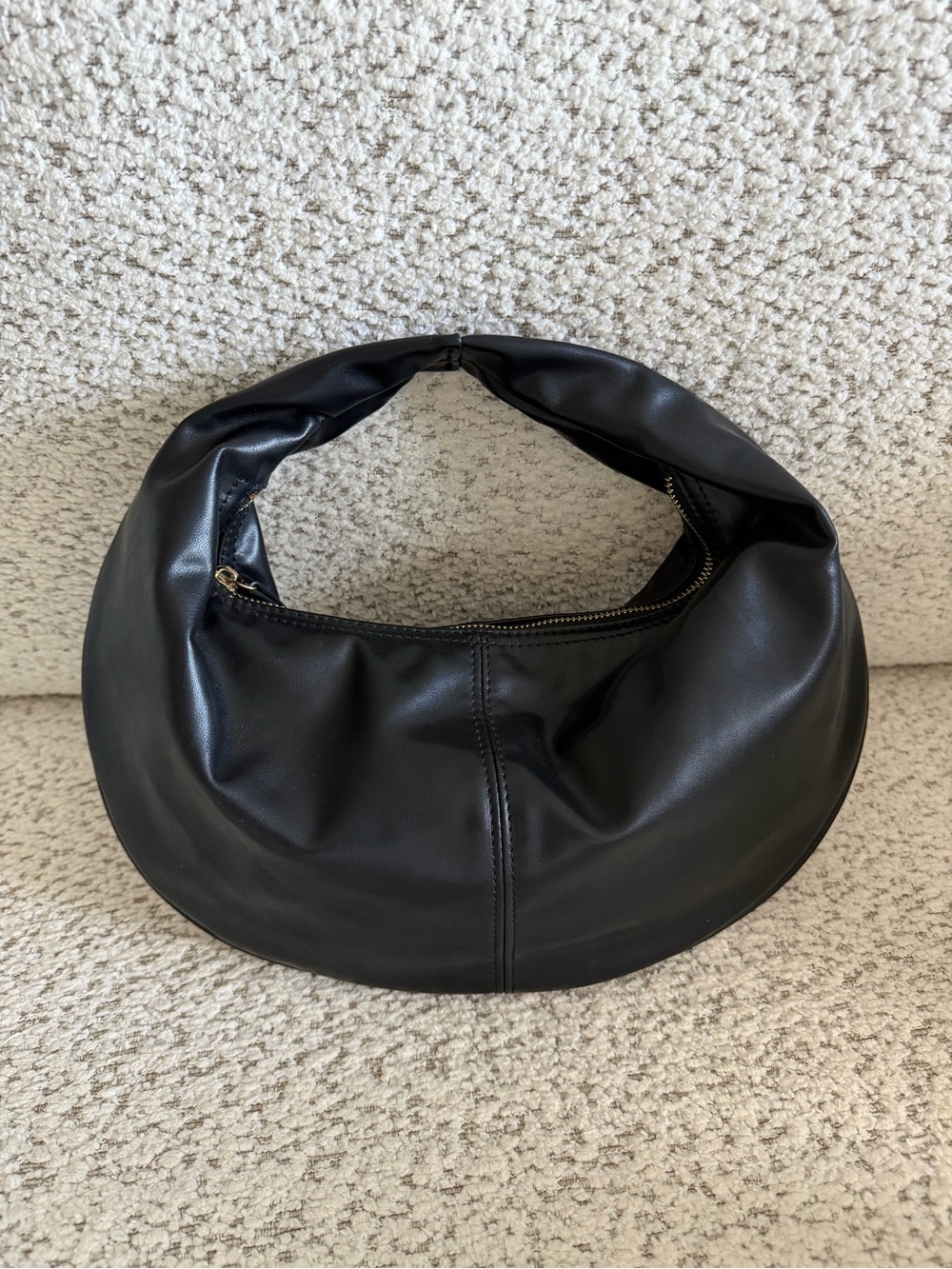 Billini Black Crescent Hobo Shoulder Bag OS NEW